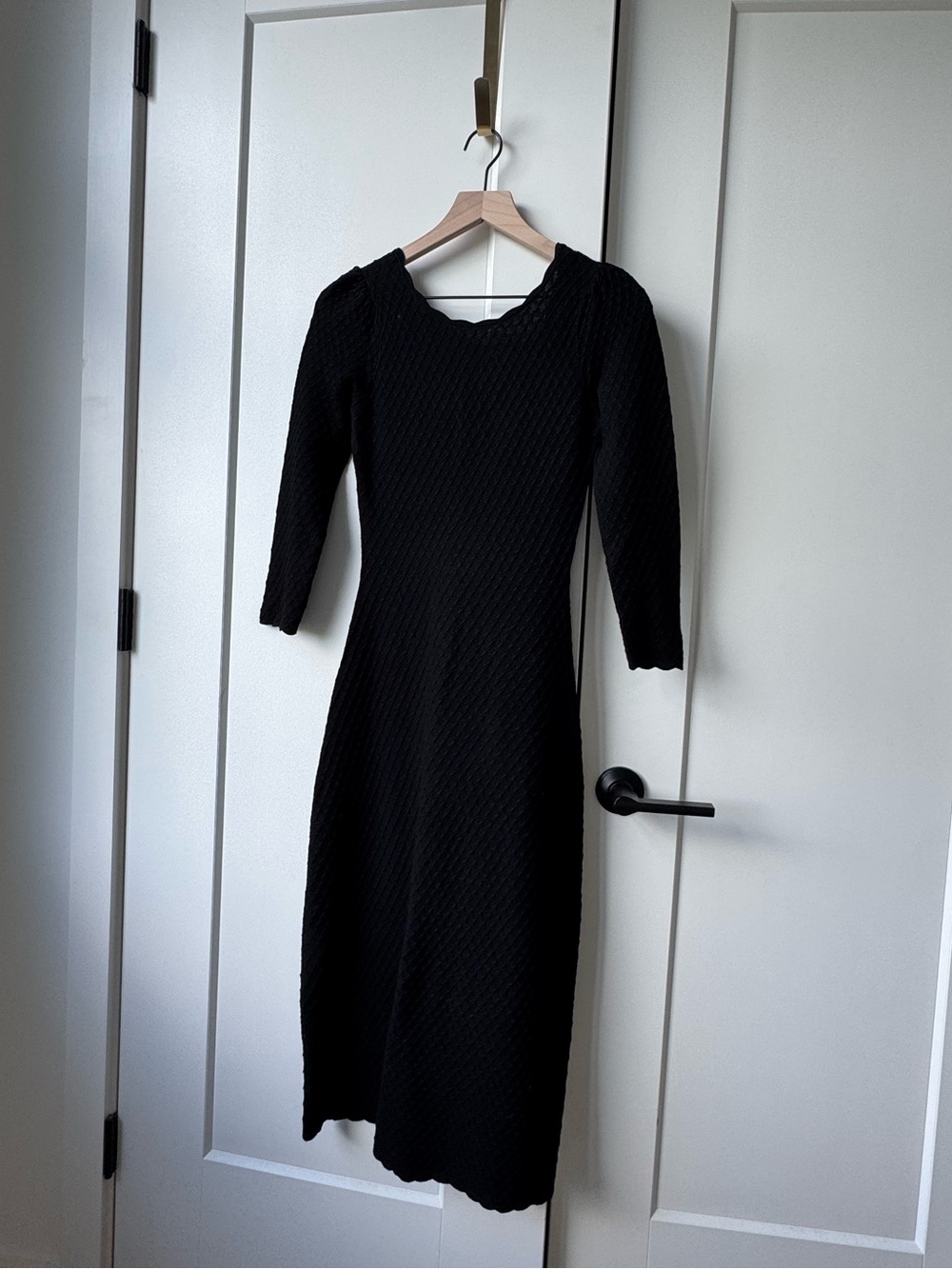 Sézane Thalia Dress BLACK Size S